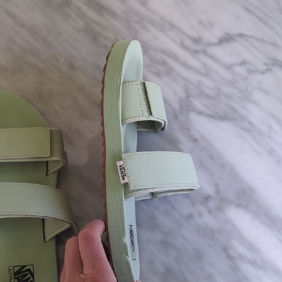 Vans Mint Green Slide Sandals - Picture 5 of 9